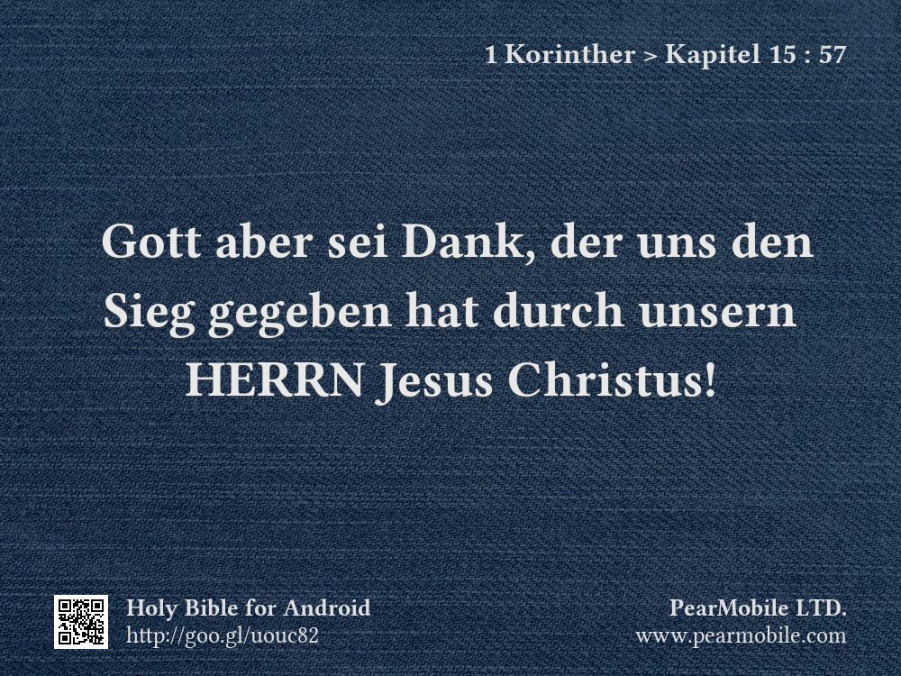 1 Korinther, Kapitel 15:57